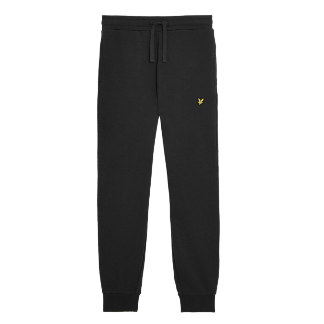 Lyle & Scott - Black Cotton Trouser