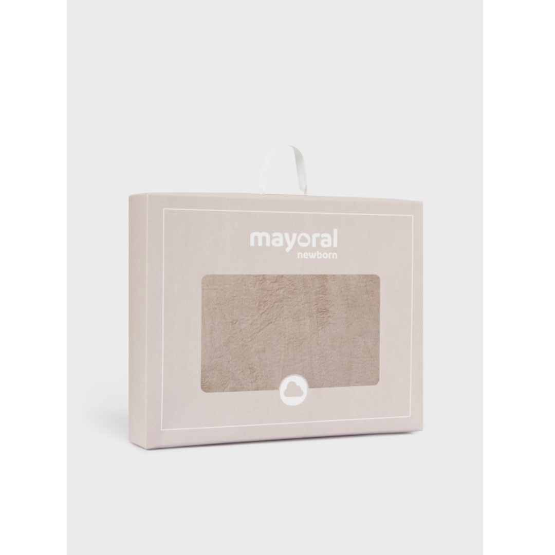 Mayoral - Baby Pom Pom Beige Blanket