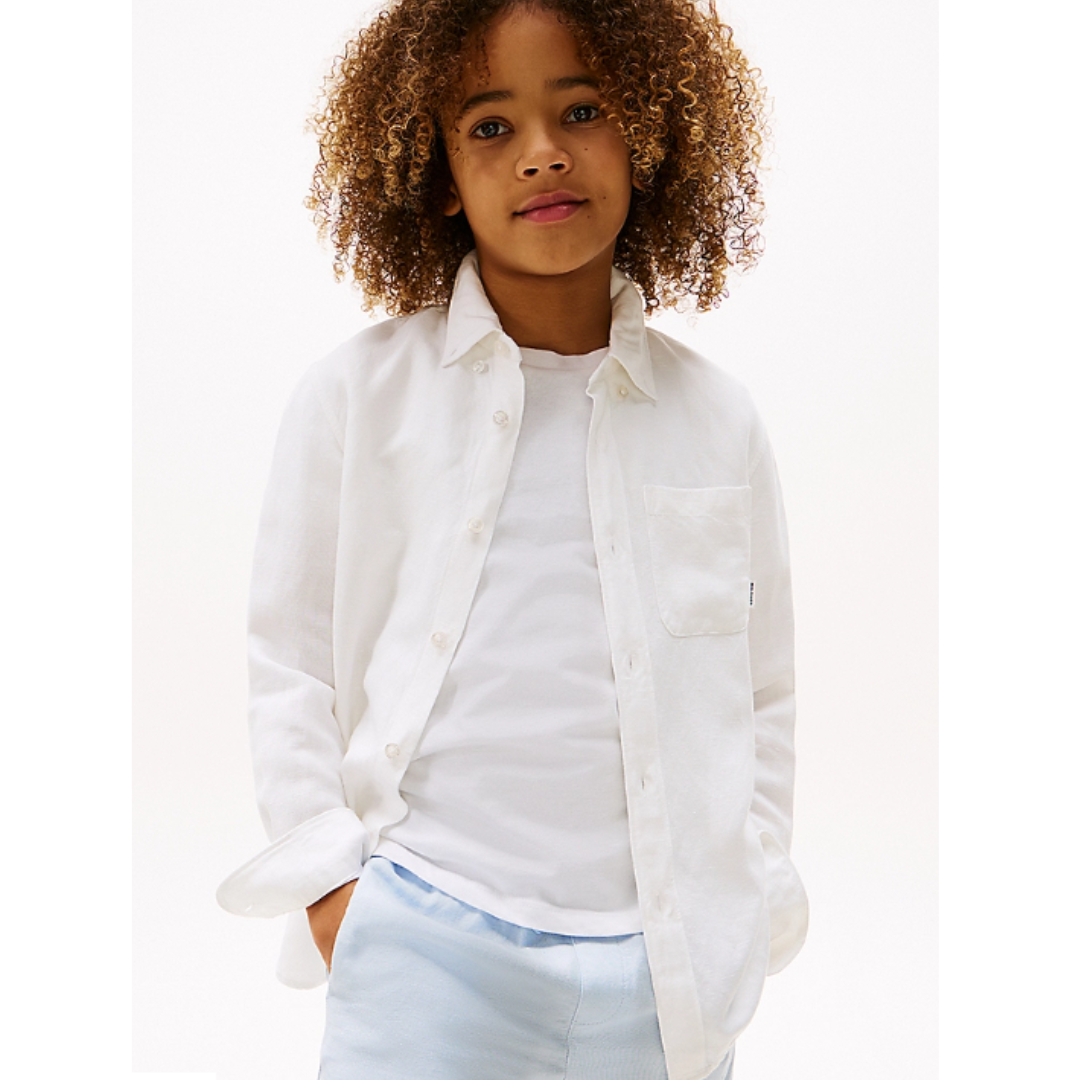 Tommy Hilfiger - Linen White Shirt