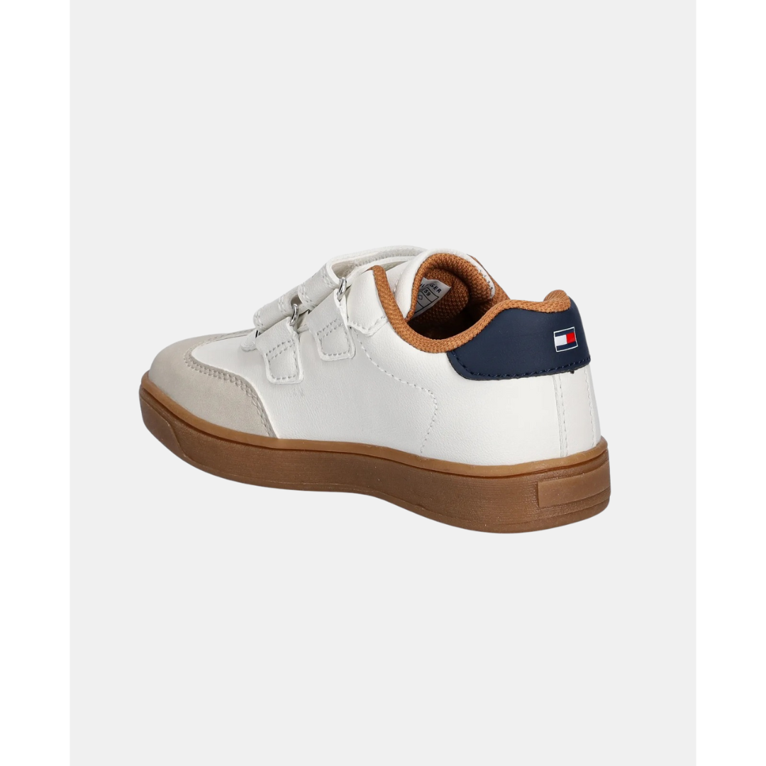 Tommy Hilfiger - White Low Cut Velcro Sneaker