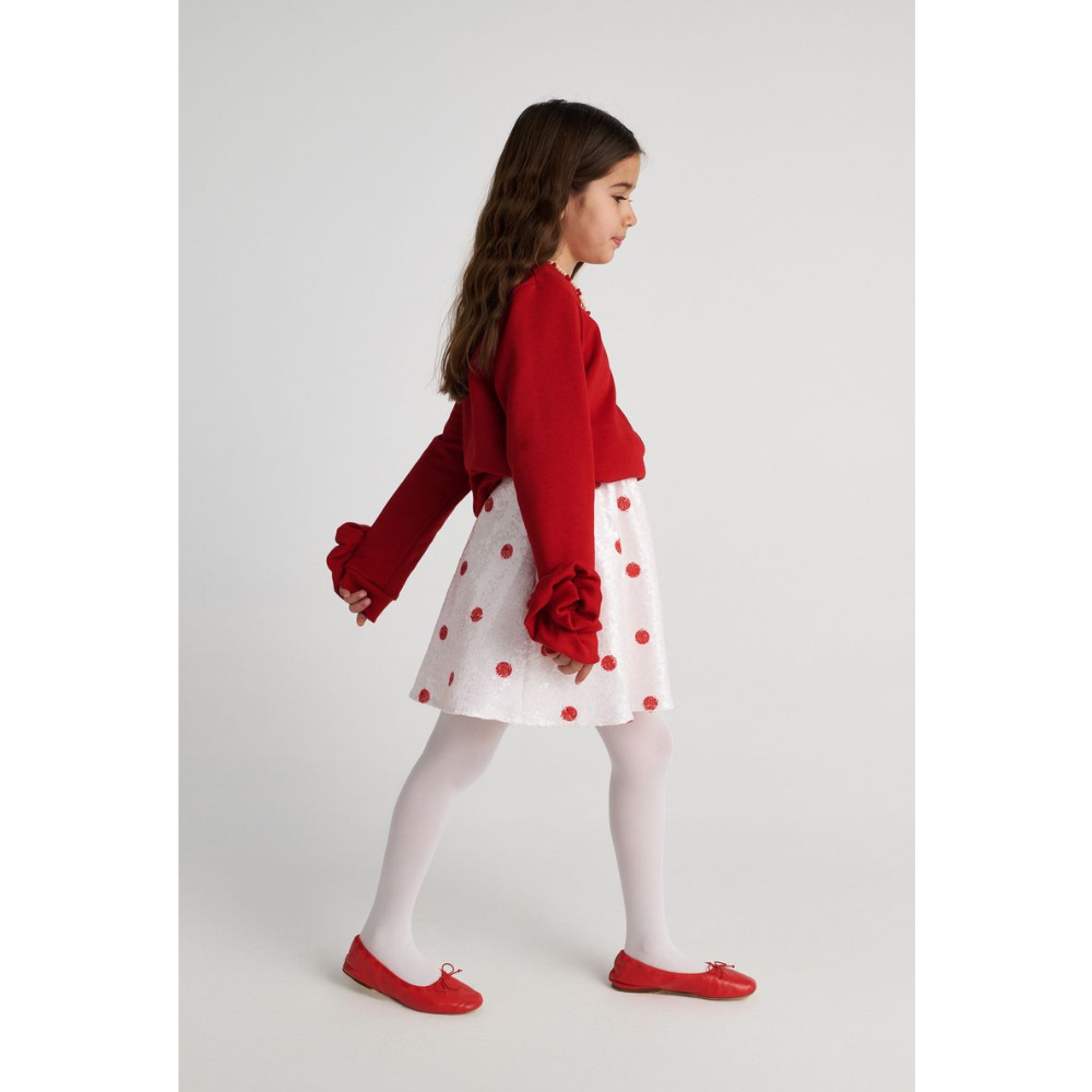 Two in a Castle - Red Pua Skirt