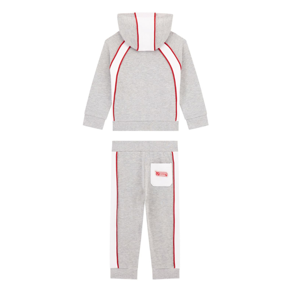 Guess - Grey Marl Cotton Tracksuit