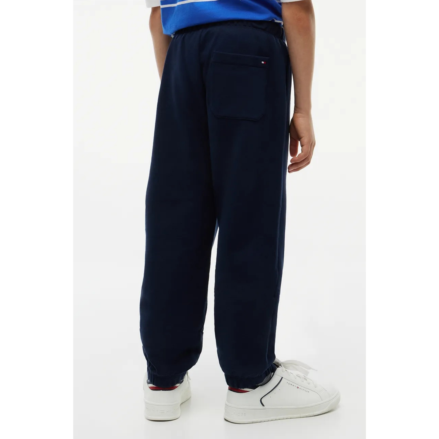 Tommy Hilfiger - Blue Cotton Big TH Trackpant