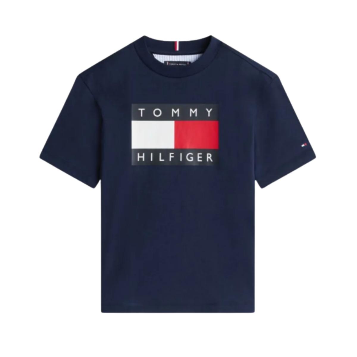 Tommy Hilfiger - Blue Heritage Printed Flag Top