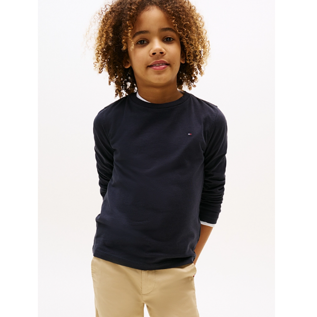 Tommy Hilfiger - Blue Basic TH Top