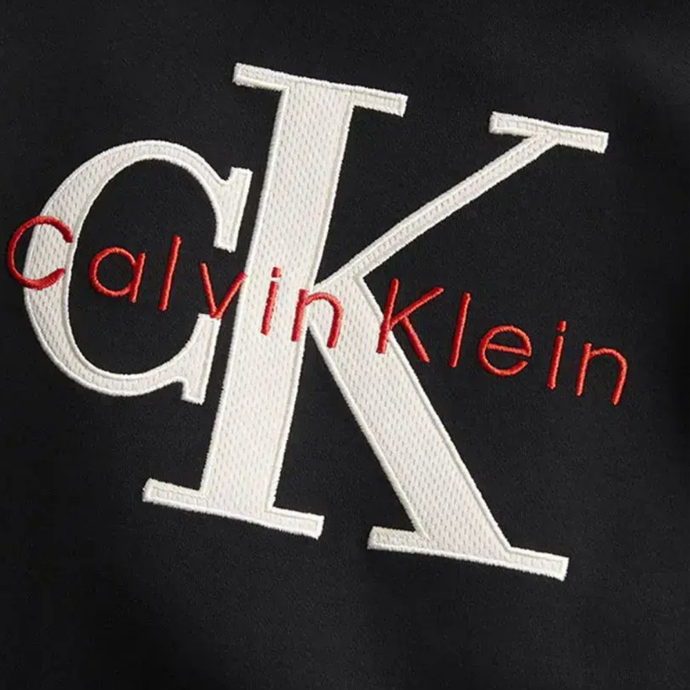 Calvin Klein - Black Mesh Applique Top