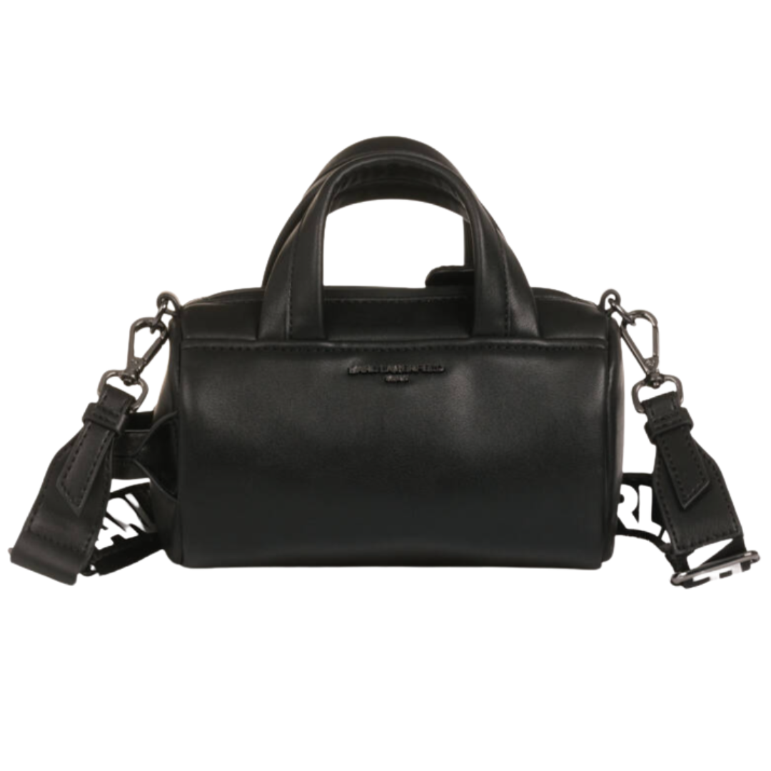 KARL LAGERFELD - Girls Black Faux Leather Handbag
