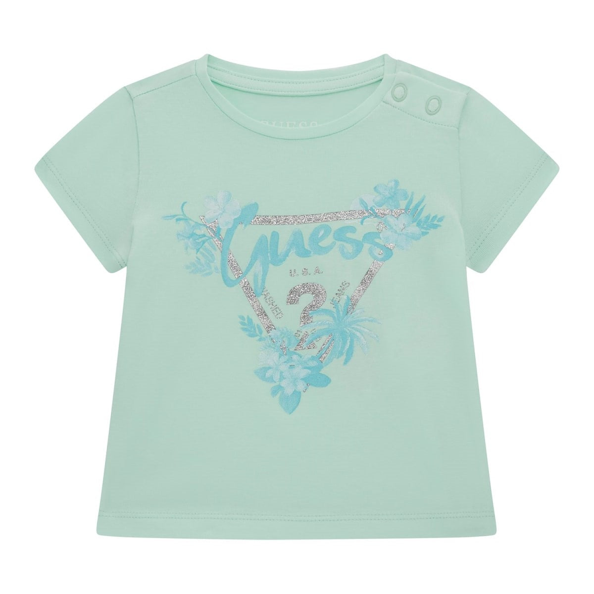 Guess - Cotton Mint Flowery Top