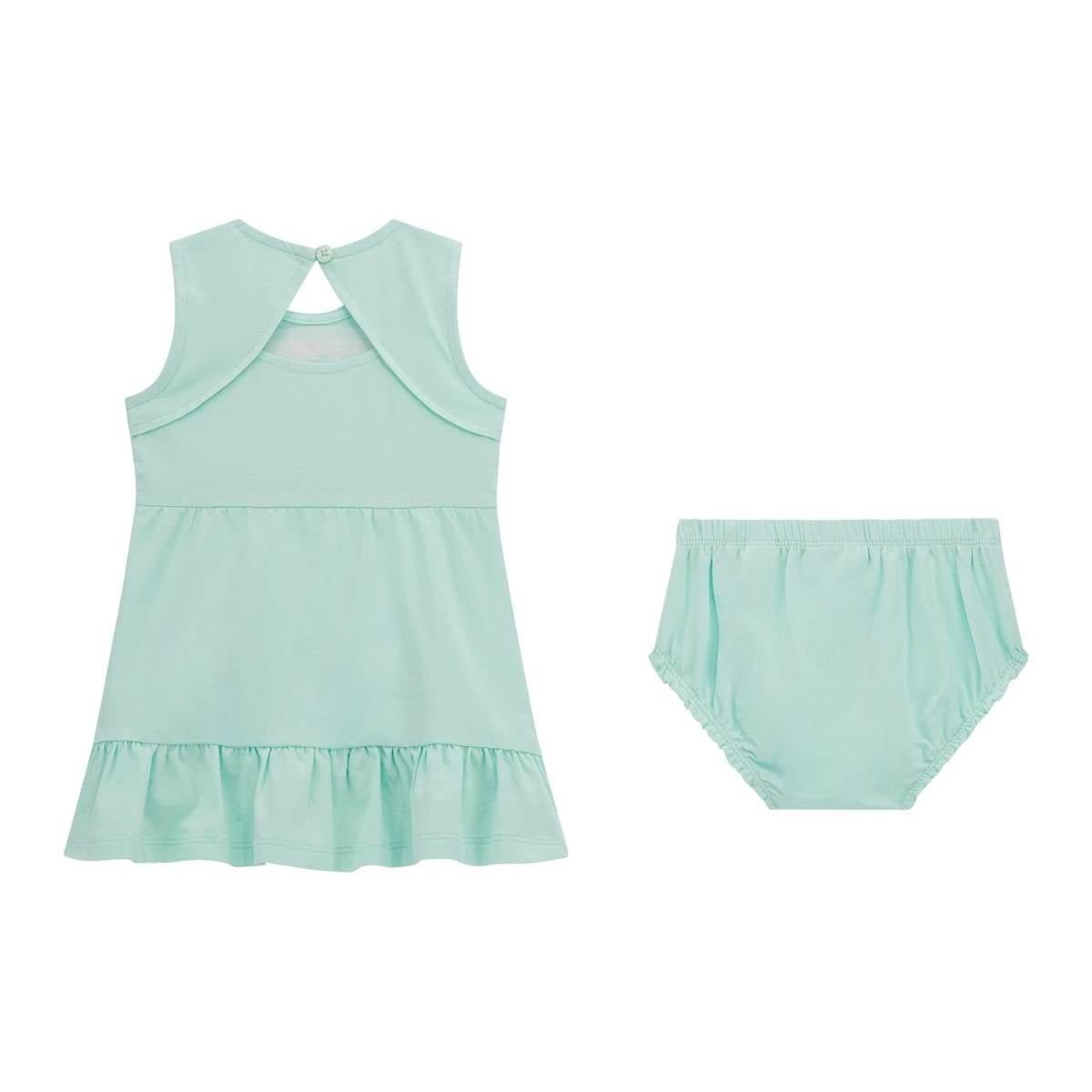 Guess - Mint Baby Girls Cotton Dress