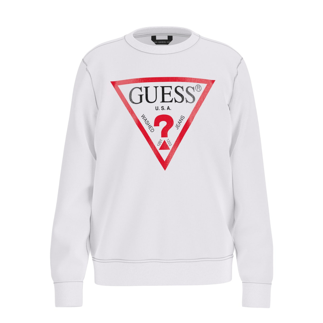 Guess - Basic White Sweatshirt