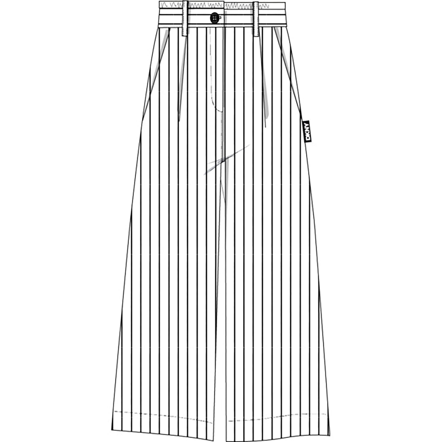 DKNY - Linen Trouser with Stripes