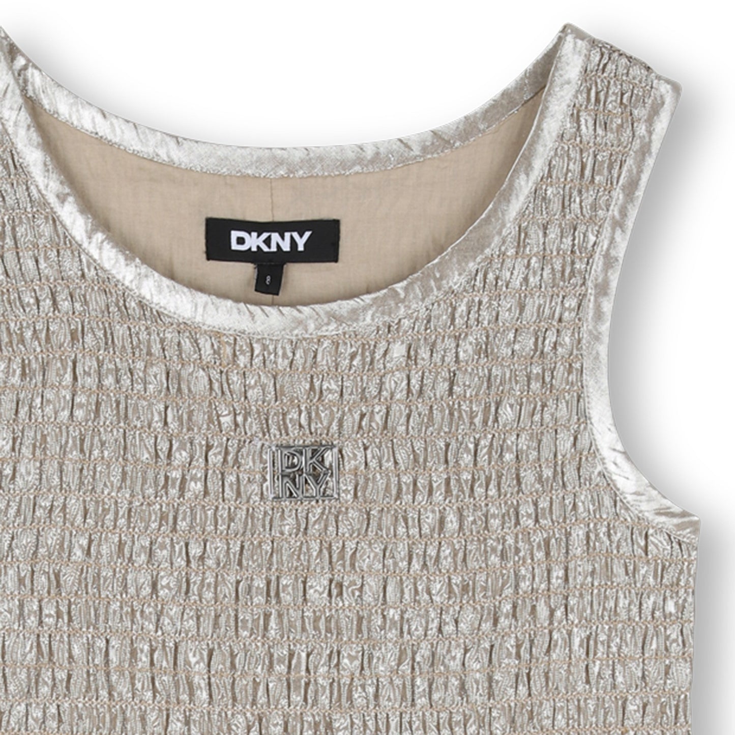 DKNY - Gold Formal Elastic Dress