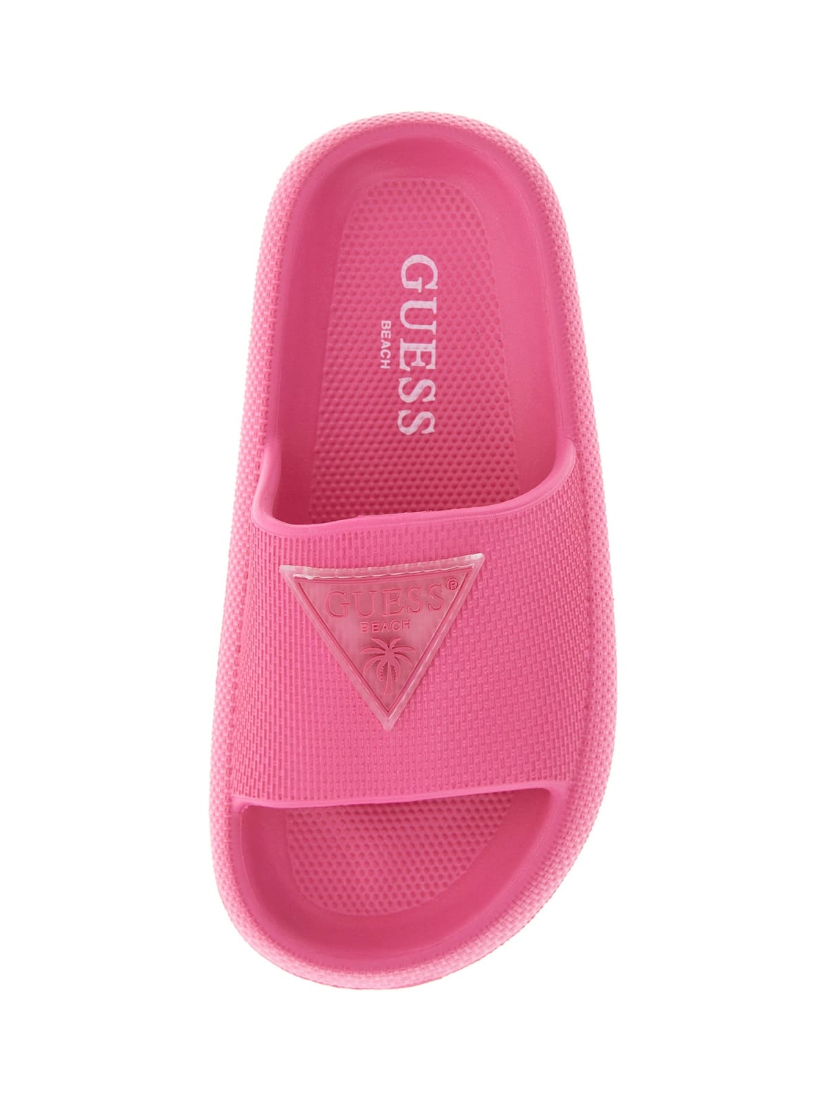 Guess - Fuchsia Logo Slippers