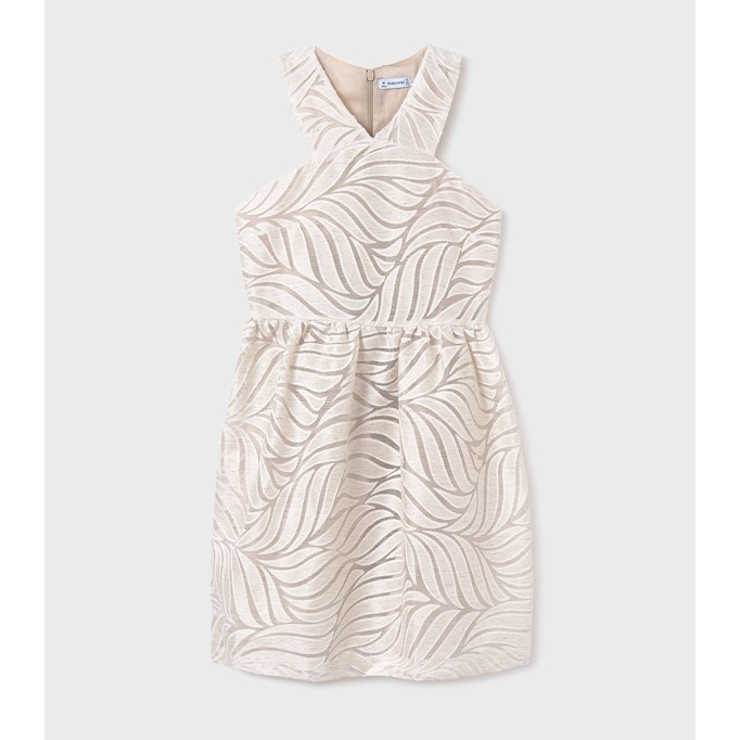 Mayoral - Girls Ceremony Beige Dress