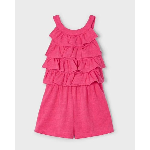 Mayoral - Summer Coral Girls Jumpsuit