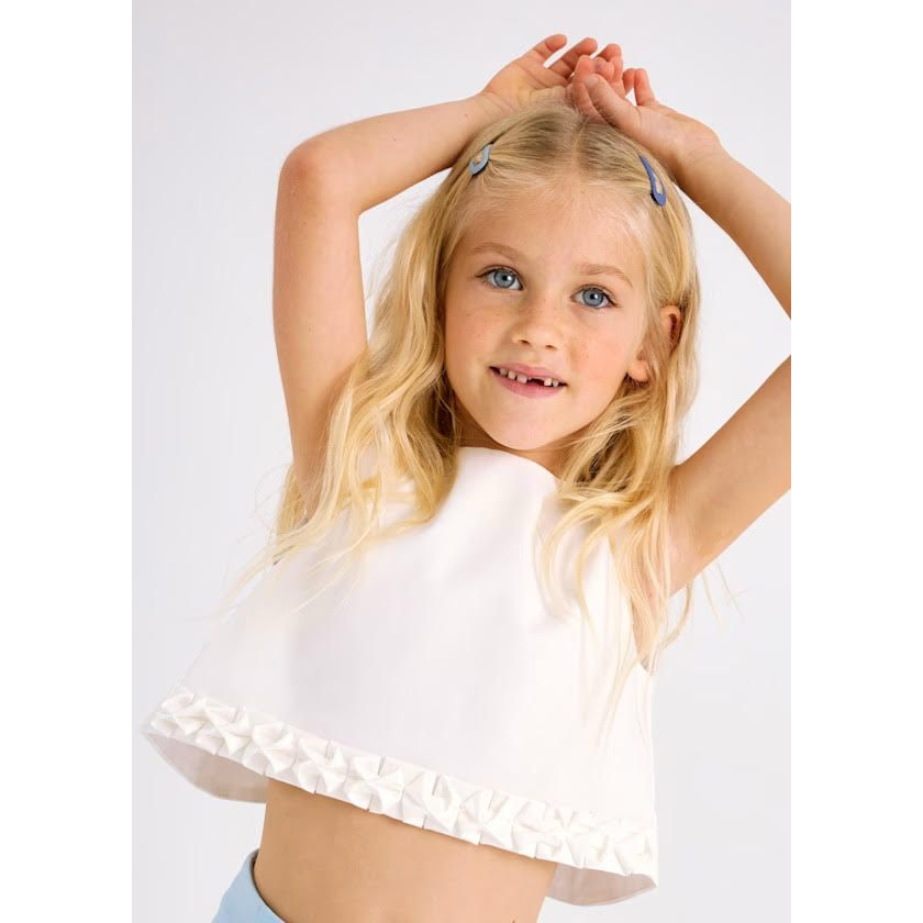 Mayoral - Formal Crop Blouse