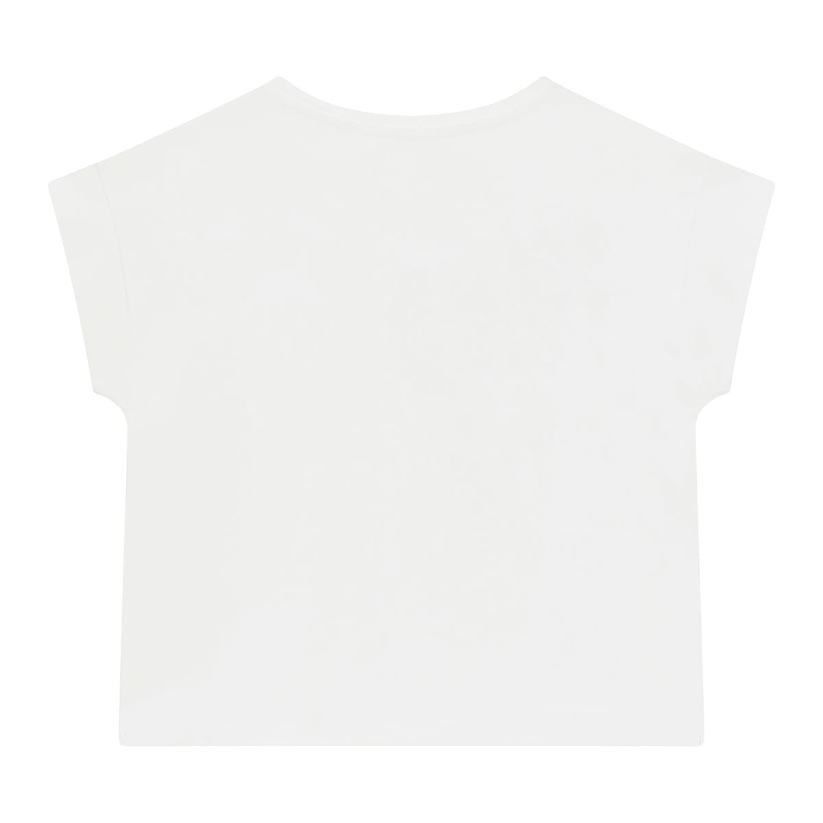 Guess - White Straight Line Crop Top