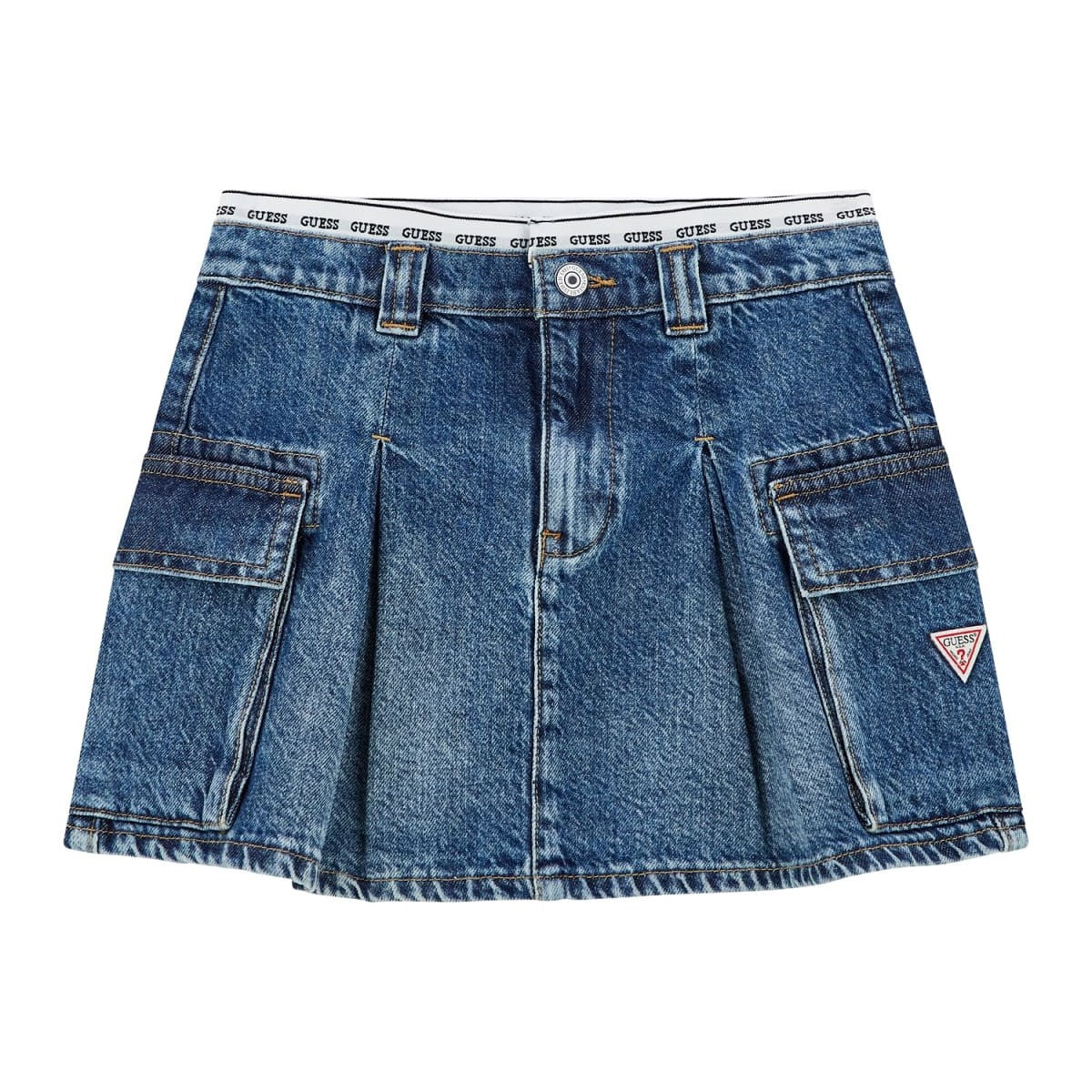 Guess - Teenager Cargo Jeans Skirt