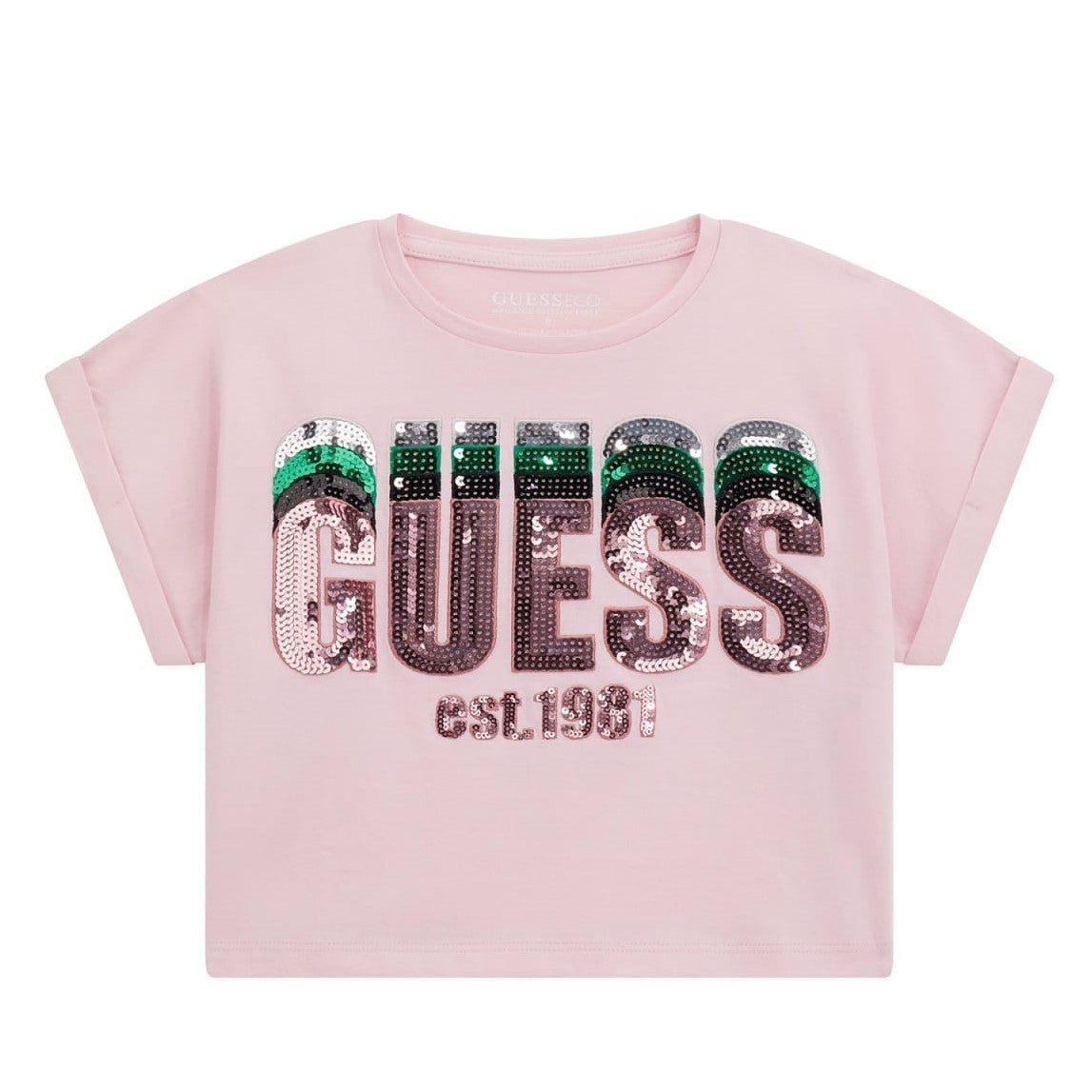 Guess - Crop Pink GUESS Top