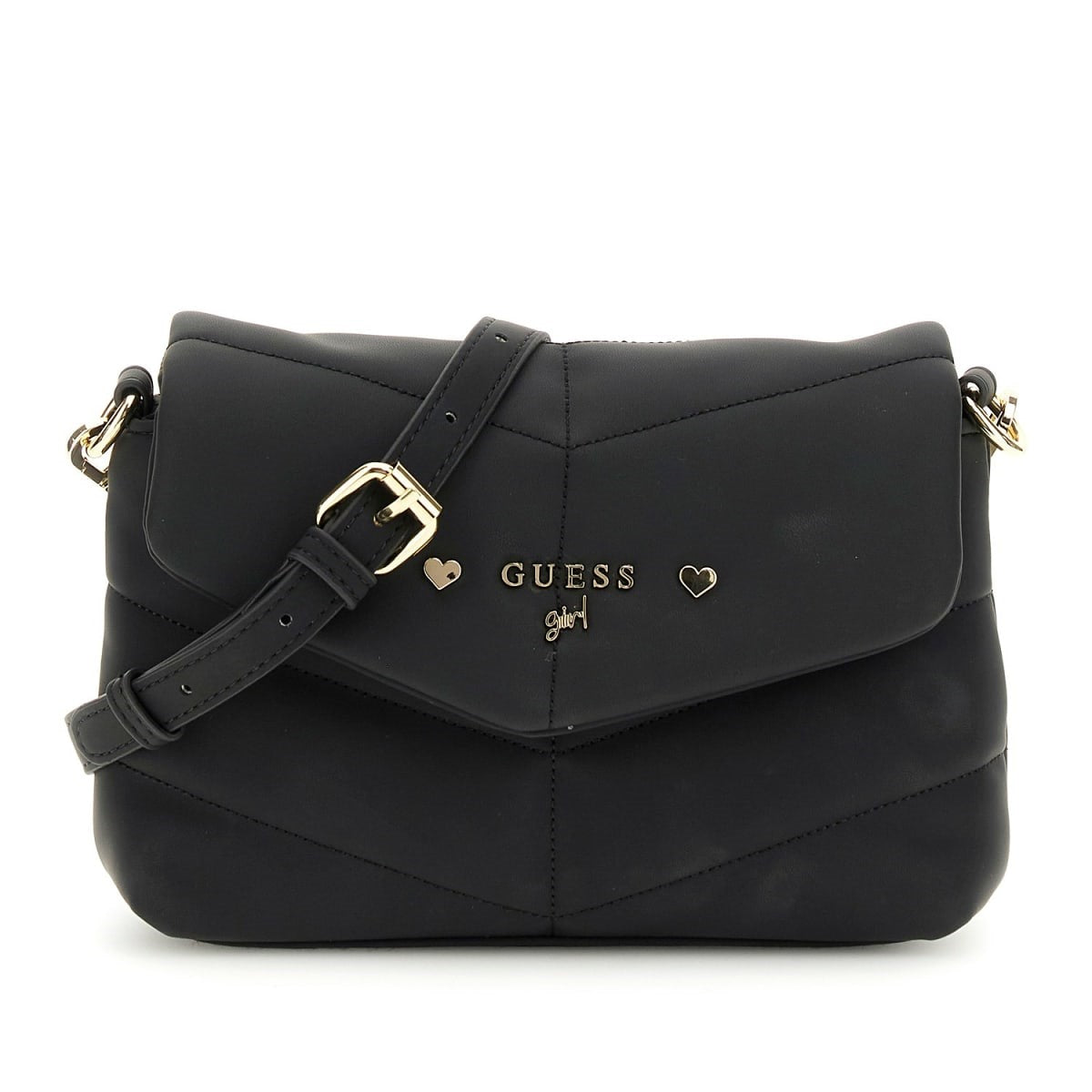 Guess - Black Leather Crossbag