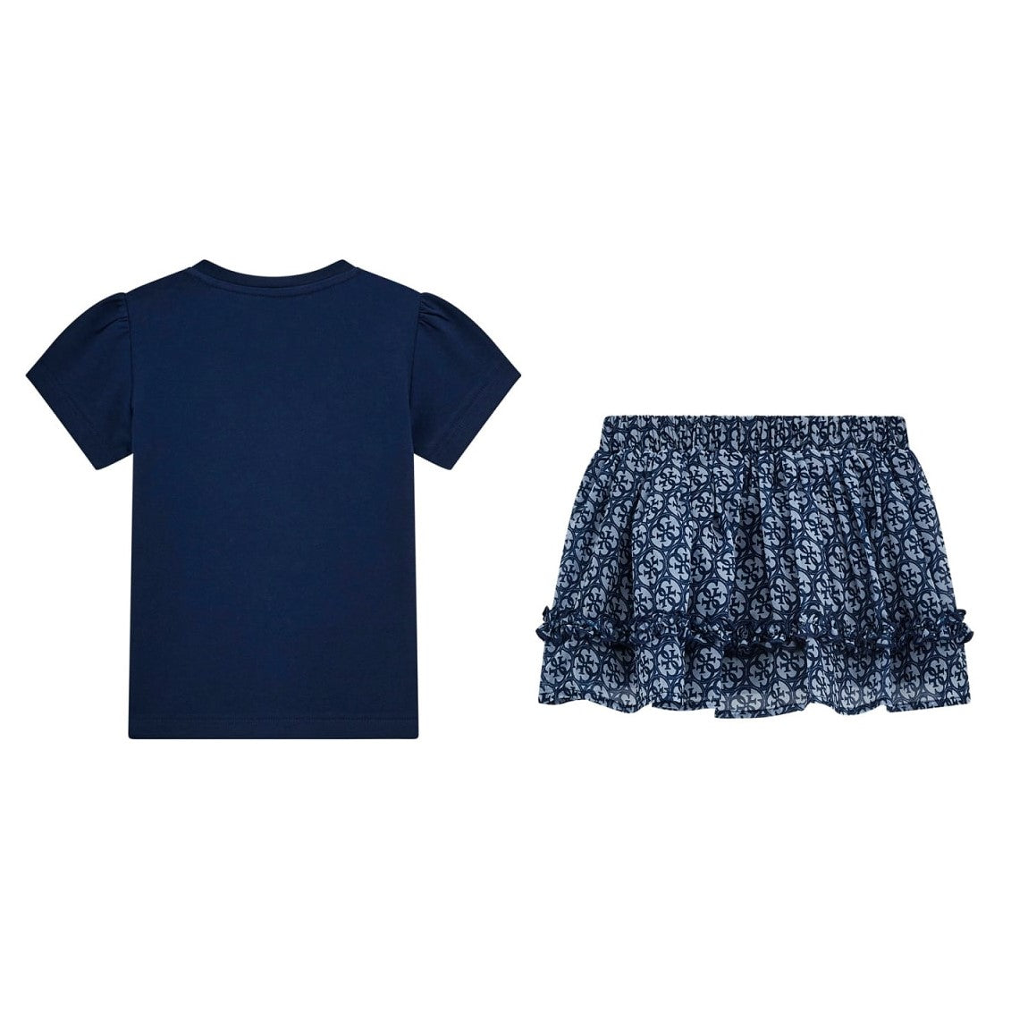 Guess - Blue Logo Skirt Set