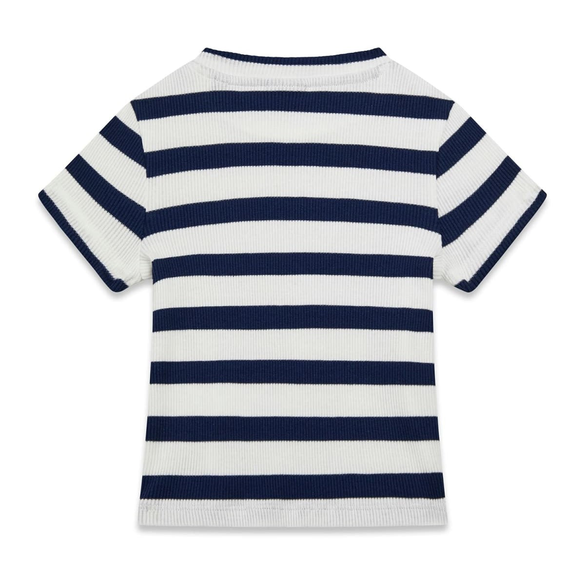 Guess - Blue & White Rib Blouse