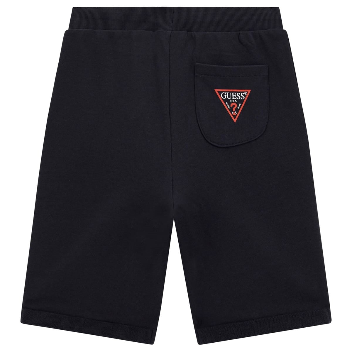 Guess - Navy Blue Cotton Logo Short