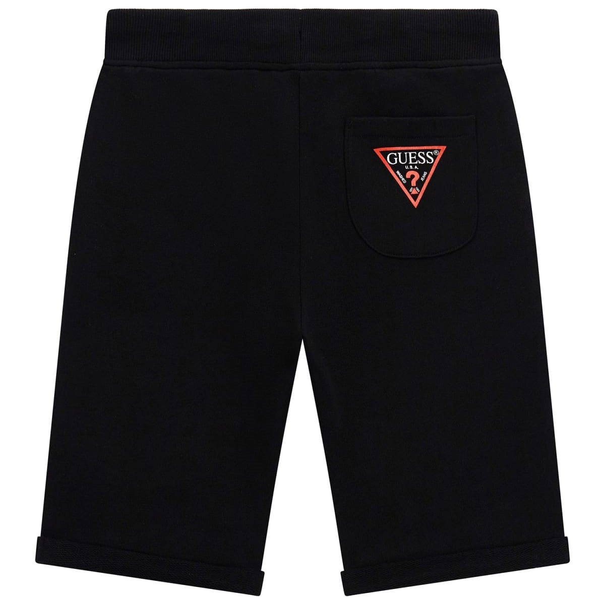 Guess - Black Cotton Logo Short