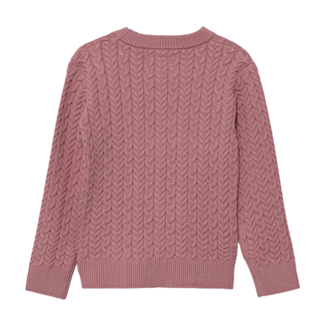 Guess - Dark Pink Knit Jumper