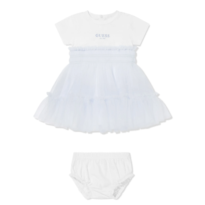 Guess - Baby Girls Light Blue Tutu Dress