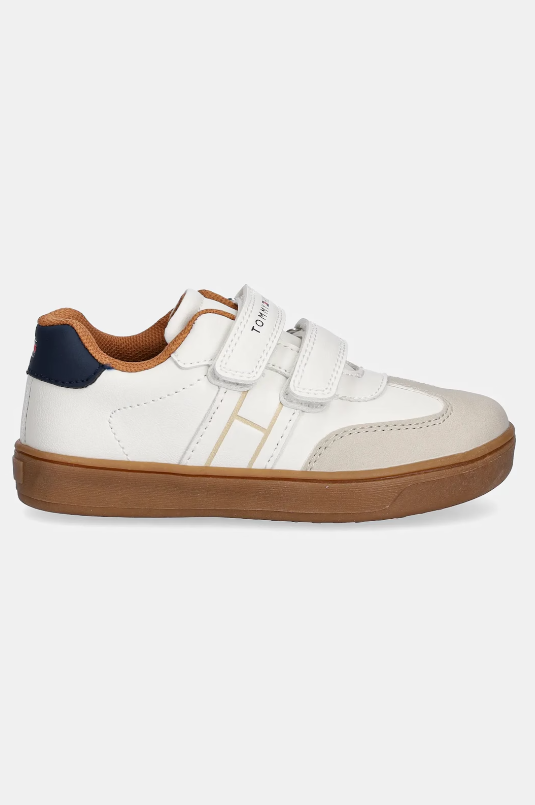 Tommy Hilfiger - White Low Cut Velcro Sneaker