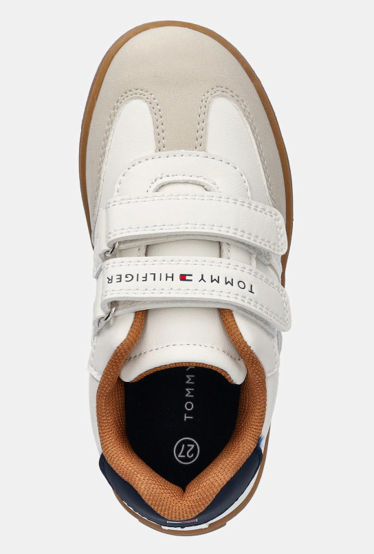 Tommy Hilfiger - White Low Cut Velcro Sneaker