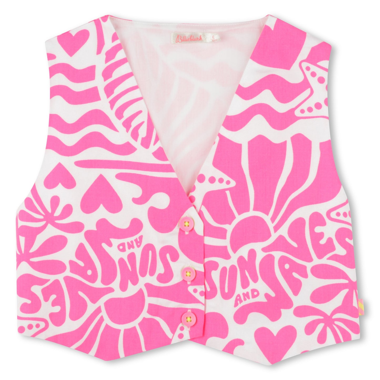 Billieblush - Fuchsia Girls Waistcoat