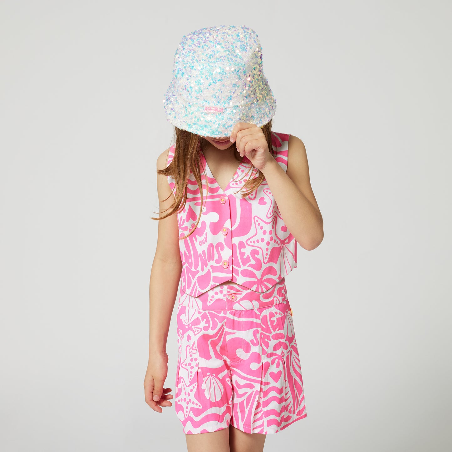 Billieblush - Fuchsia Girls Waistcoat