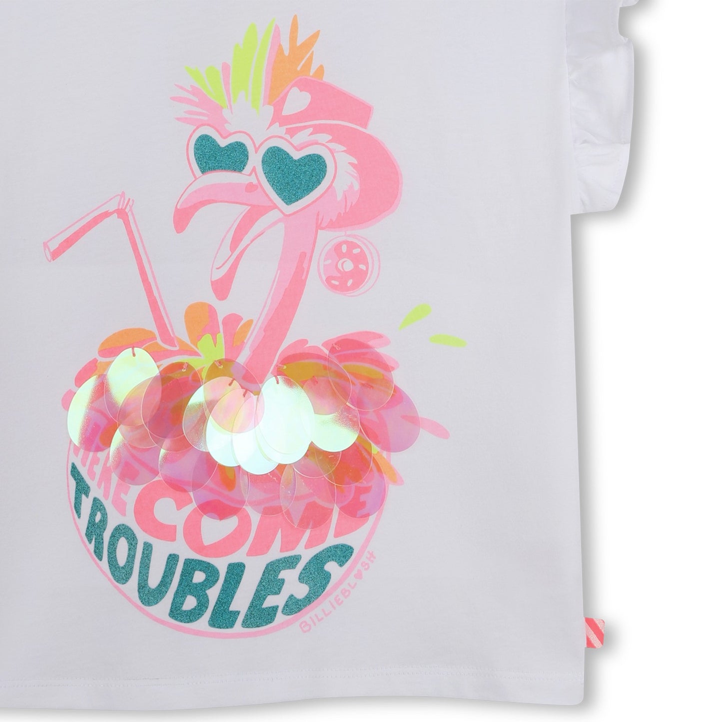 Billieblush - Girls Flamingo Top