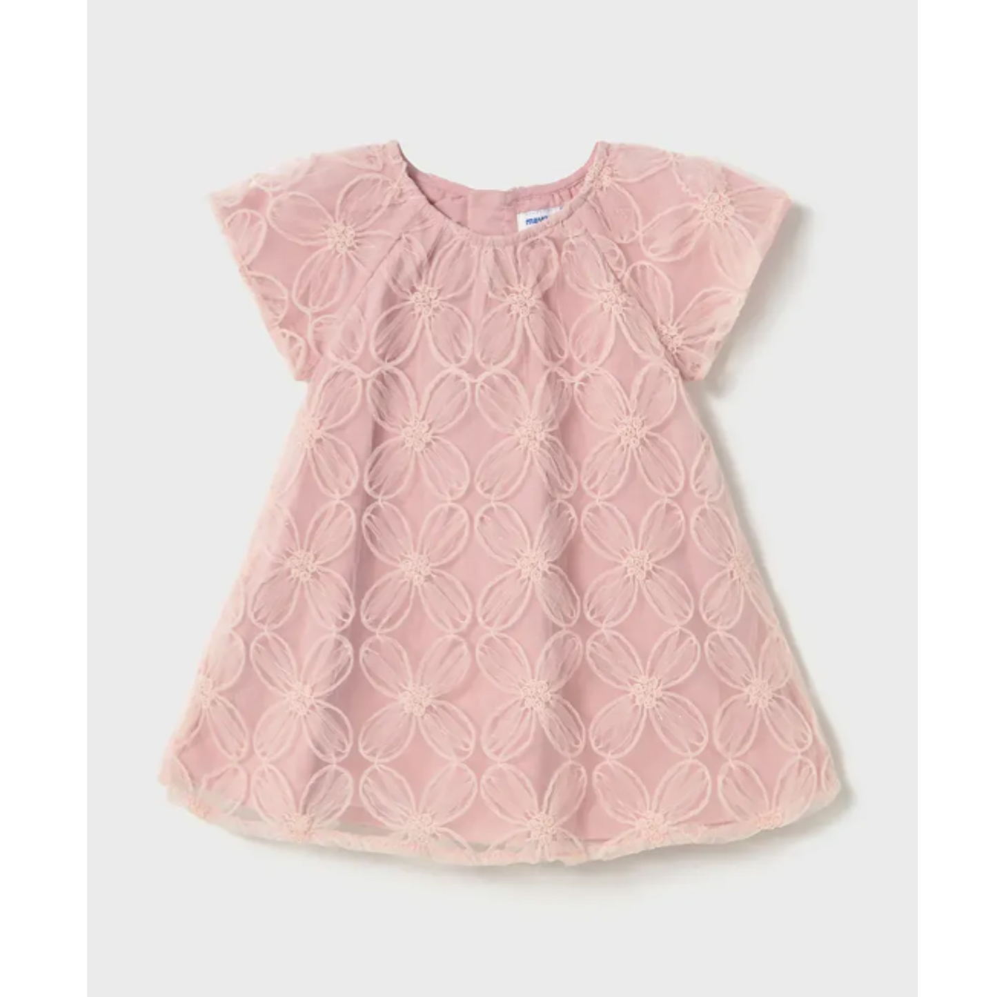 Mayoral - Embroidered Tulle Dress