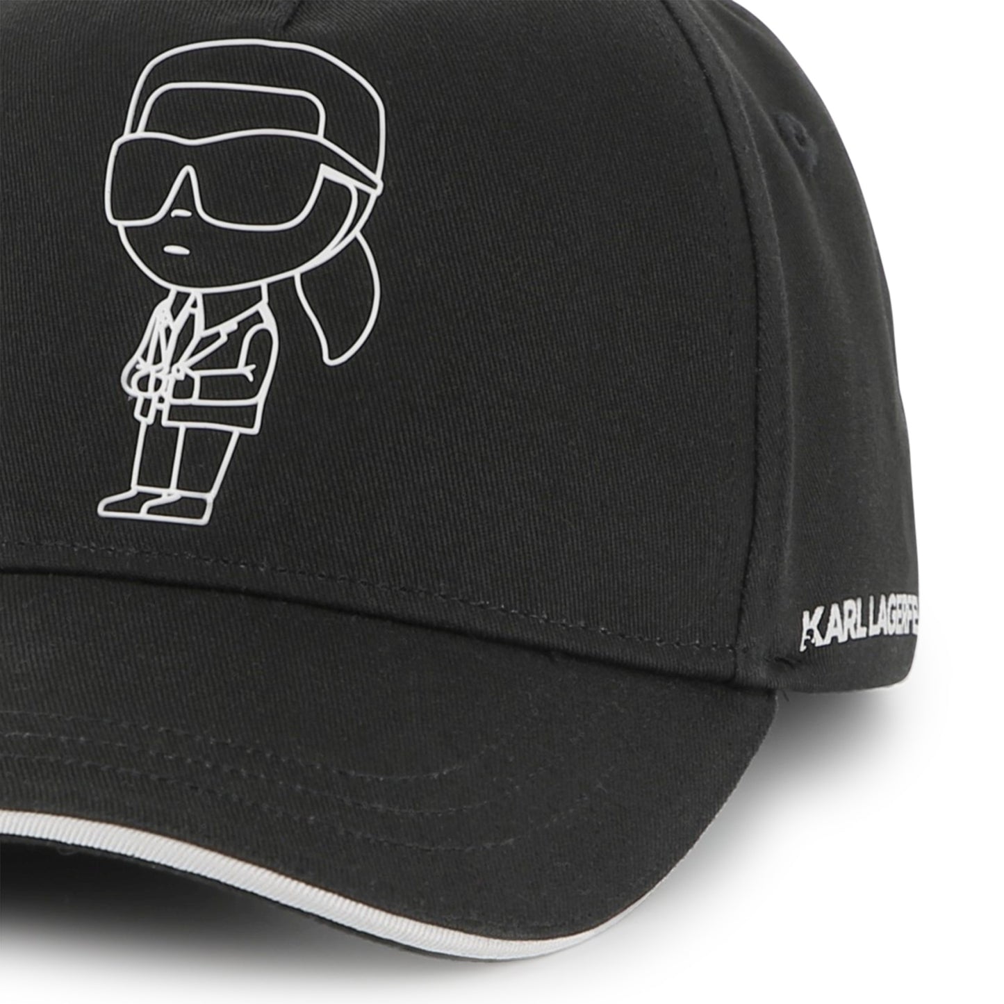KARL LAGERFELD - Black Logo Cap