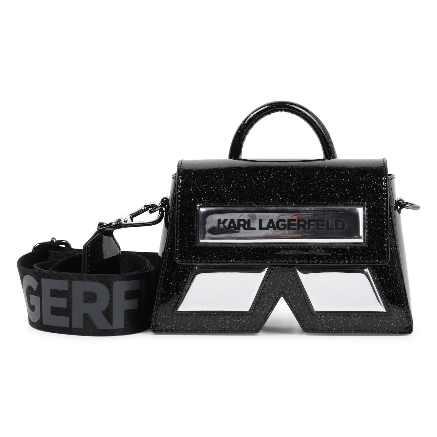 KARL LAGERFELD - White with Silver Bag