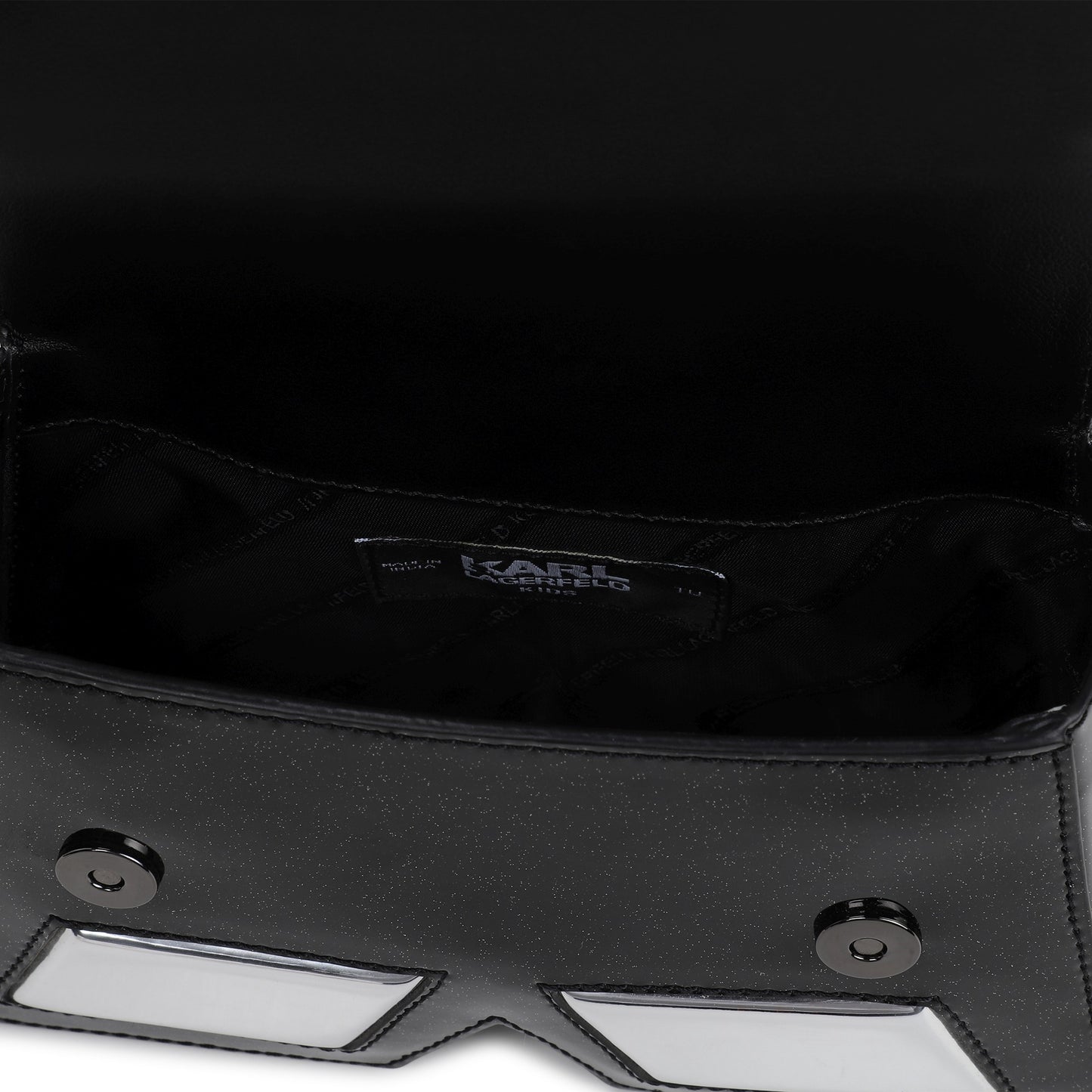 KARL LAGERFELD - White with Silver Bag