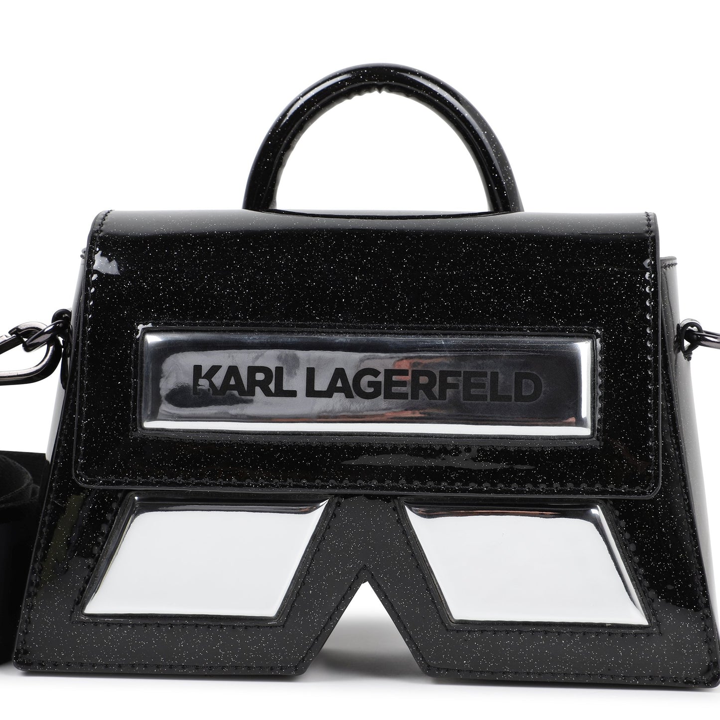 KARL LAGERFELD - White with Silver Bag