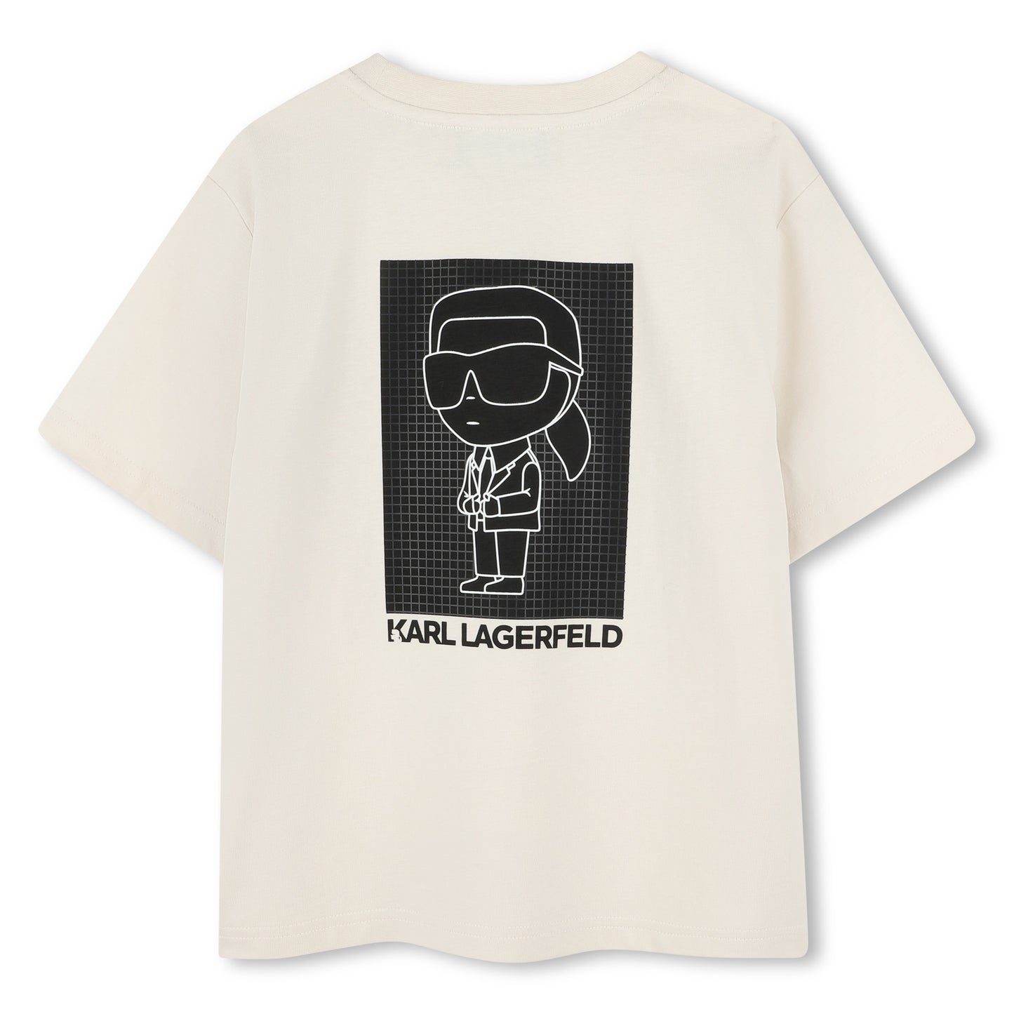 KARL LAGERFELD - Beige Top with Back Details