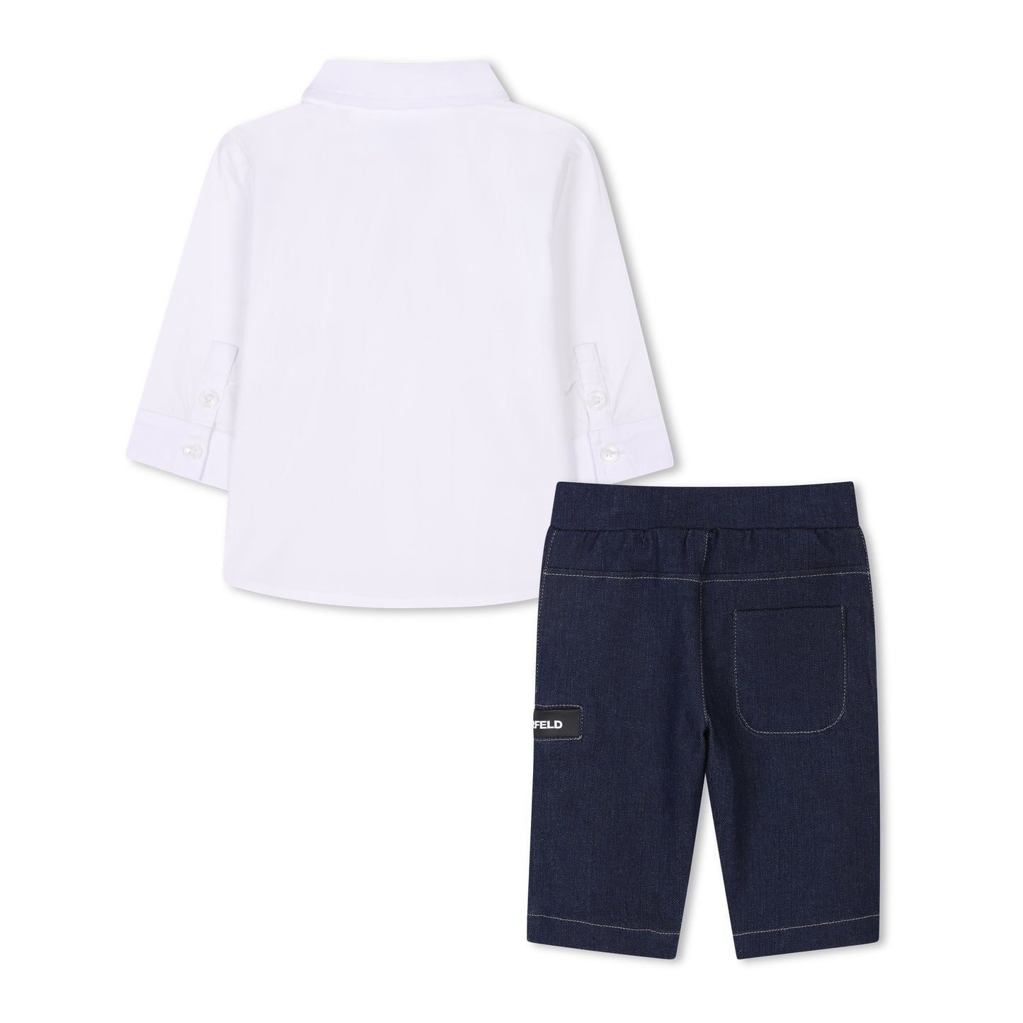 KARL LAGERFELD - Baby Boys Long-Sleeve Shirt Set