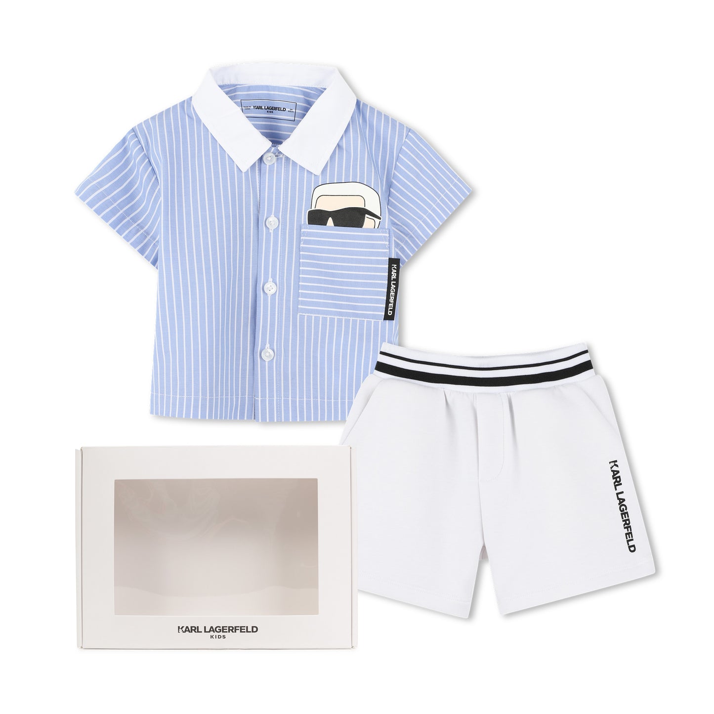 KARL LAGERFELD - Baby Boys Shirt & Short Set