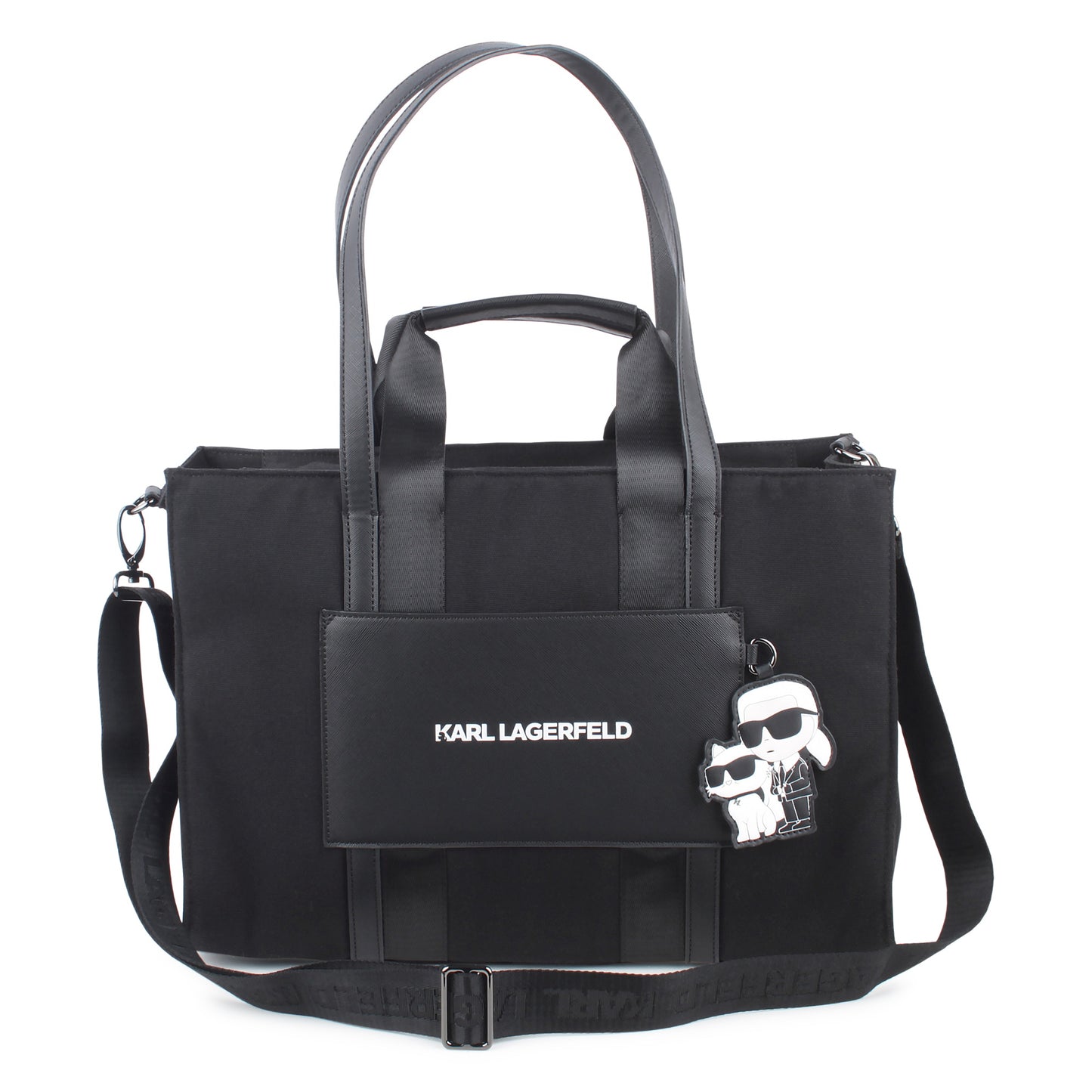 KARL LAGERFELD - Black Basket Bag for Mummies