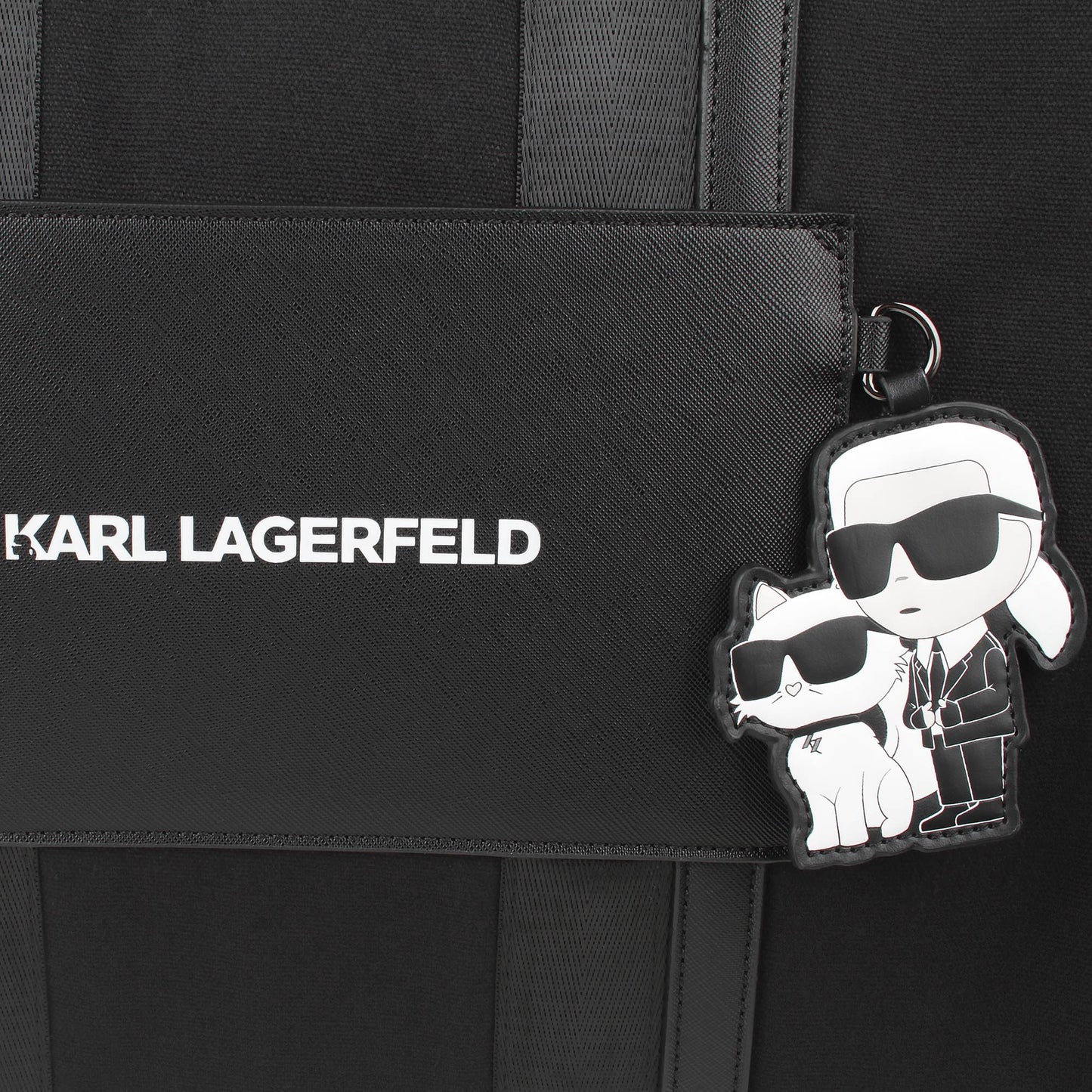 KARL LAGERFELD - Black Basket Bag for Mummies