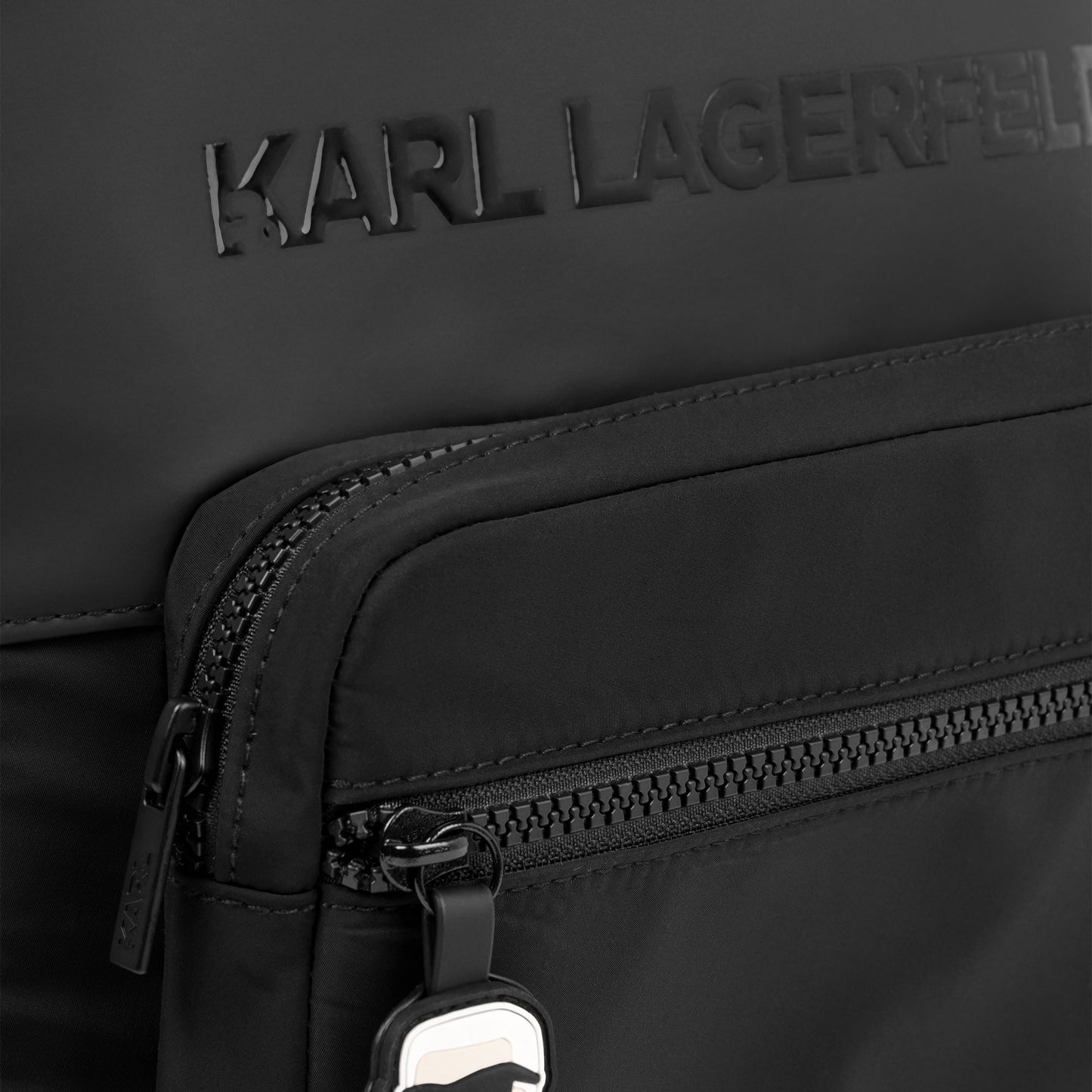 KARL LAGERFELD - Black Logo Back bag