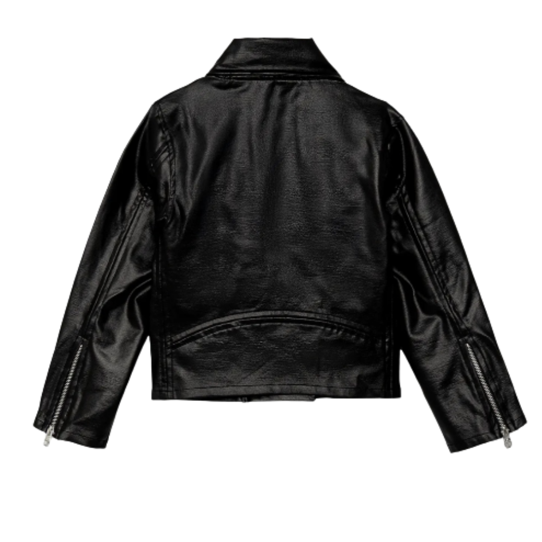 Calvin Klein - Black Leather Shiny Jacket