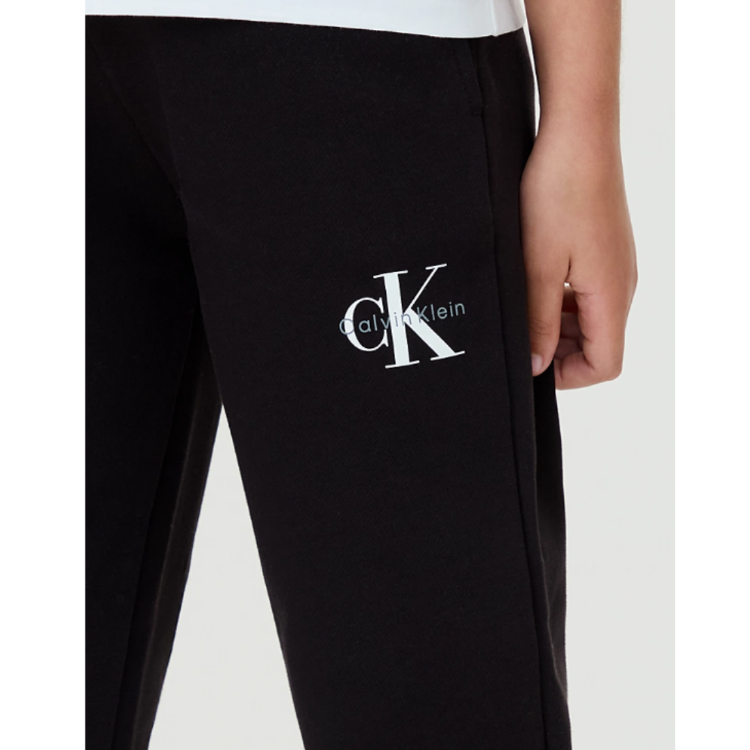 Calvin Klein - Black Cotton Logo Trackpant