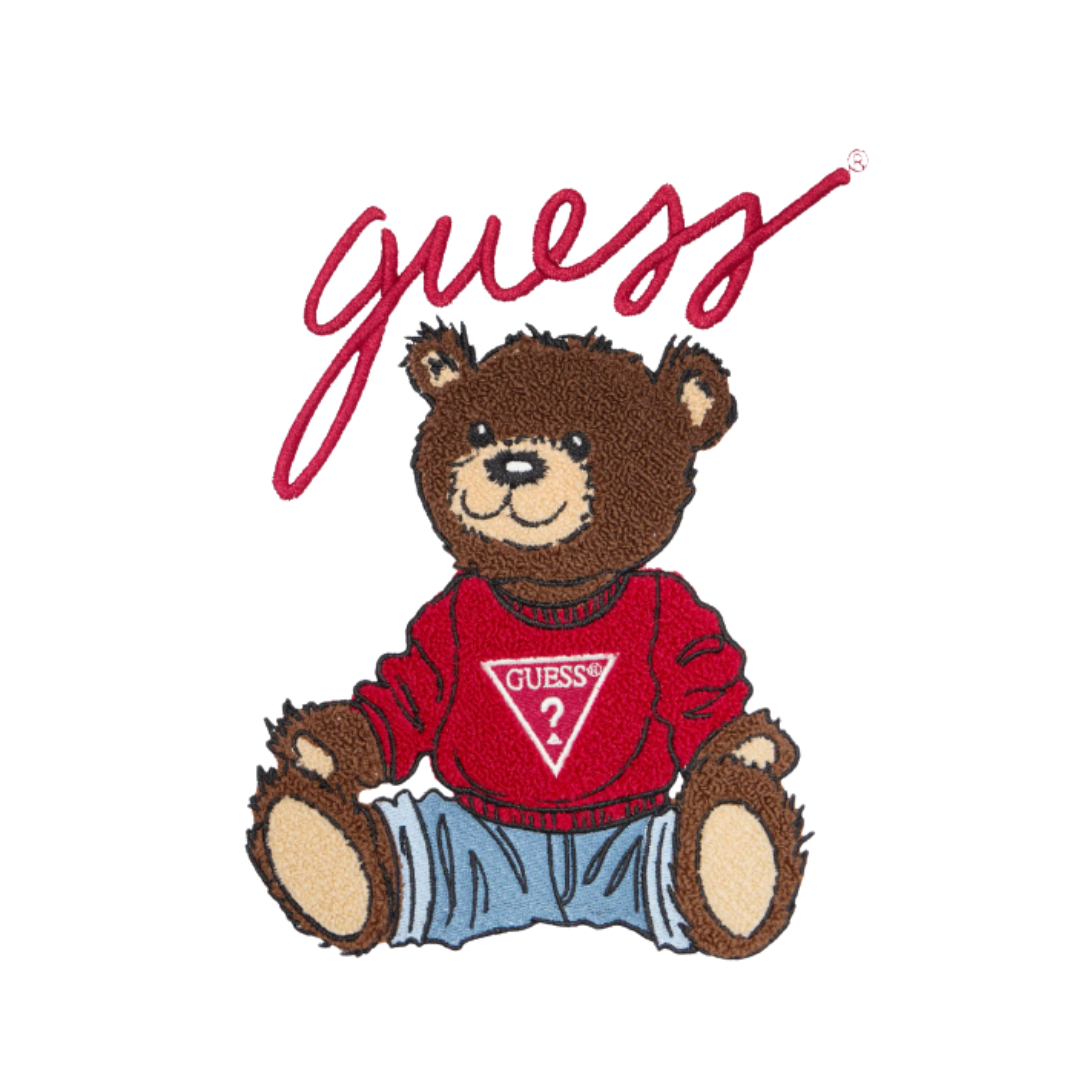 Guess - Red 2 Colours Bear Top