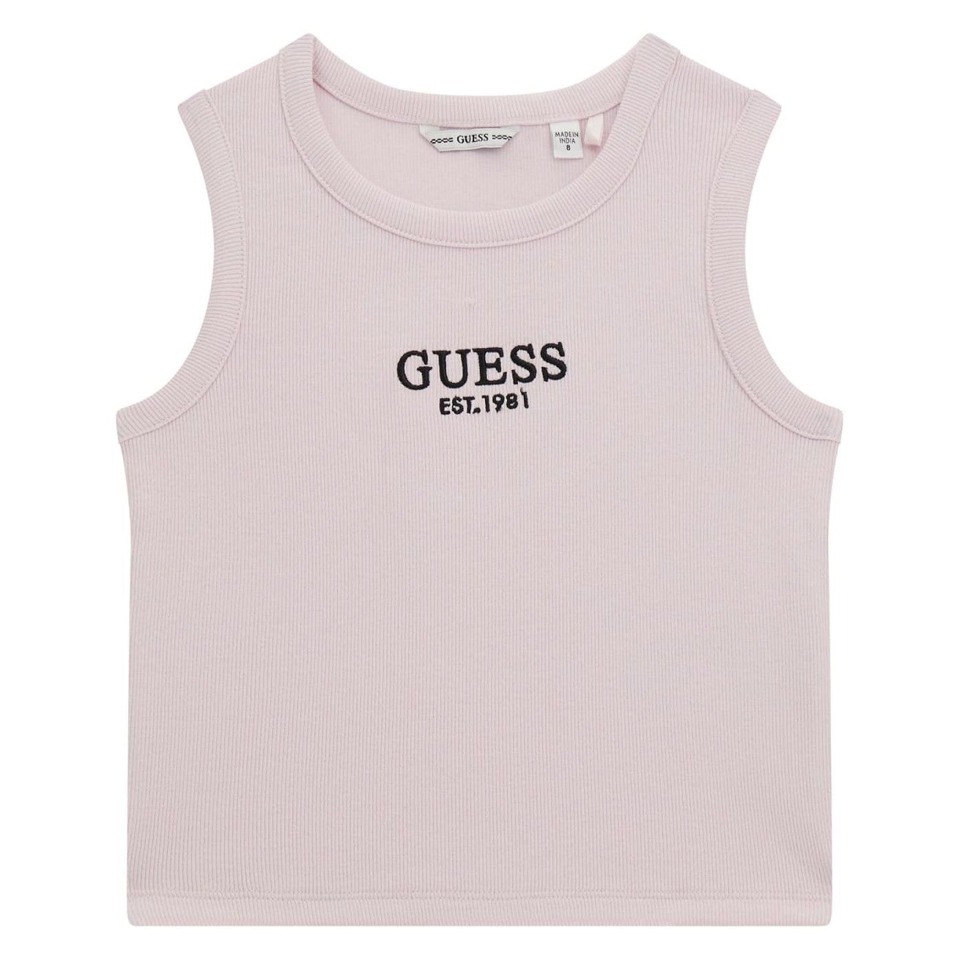 Guess - Greyish Pink Crop Tank Top